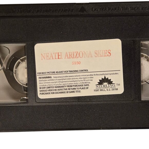 John Wayne Neath Arizona Skies VHS Western Movie Vintage Cowboy - Picture 6 of 9